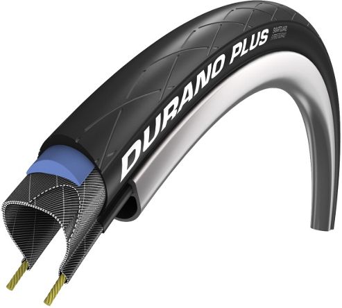 Image of Schwalbe Durano Plus Tyre: 700c X 25mm Black Wired. Smartguard?, Performance Line
