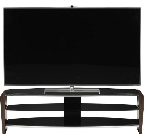 Image of Alphason Francium Frn1400/3-w Walnut Tv Stand For Up To 65 Inch Tvs