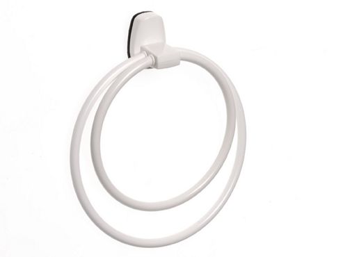 Image of Silverthorne 10340 Towel Ring Double White