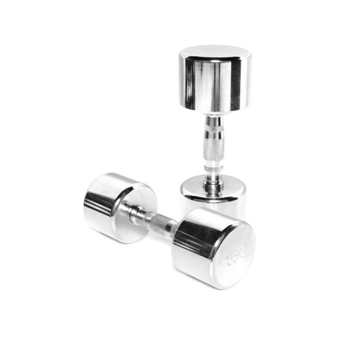 Image of Body Power 12.5kg Ergo Chrome Dumbbells (x2)