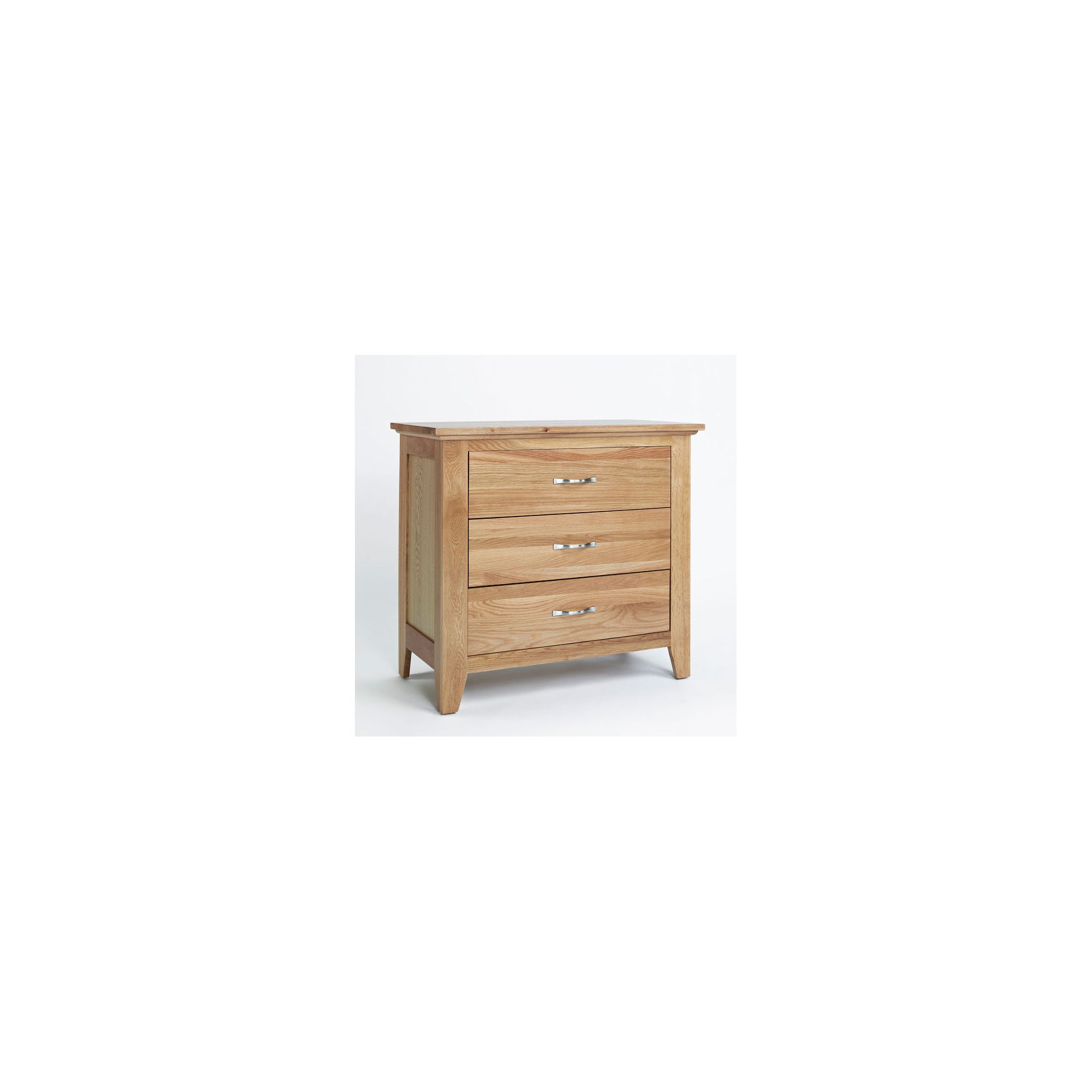 Ametis Sherwood Oak Three Drawer Chest at Tesco Direct