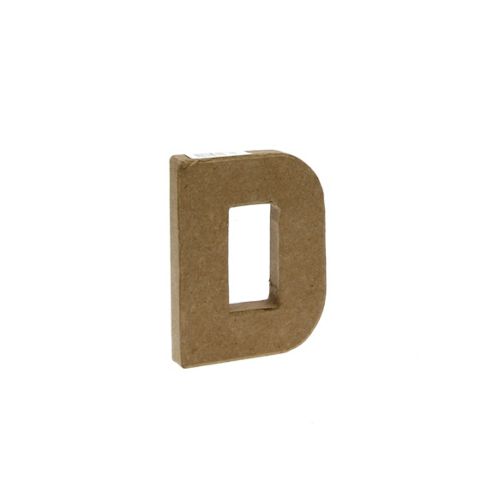 Image of Small Kraft Letter - D