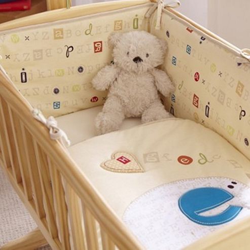 Image of Clair De Lune Abc 2 Piece Crib Bedding Set