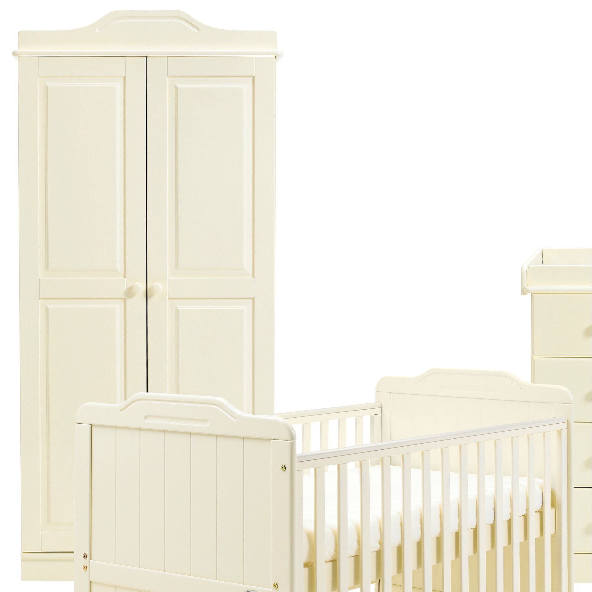 Tutti Bambini Alexia Wardrobe in Vanilla at Tesco Direct