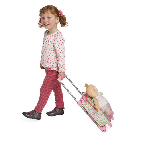 Image of Baby Stella Wheel-a-round Carrier Toy Suitcase 12m+