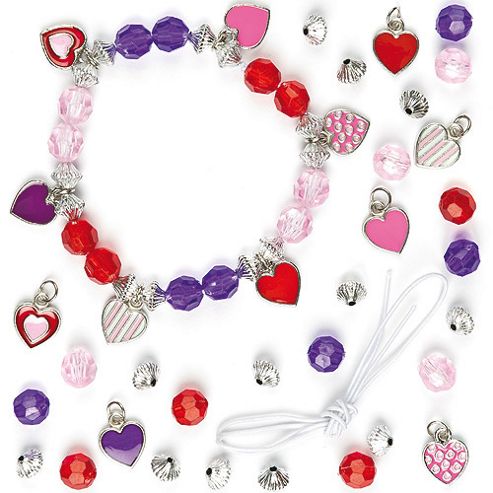 Image of Heart Charm Bracelets (pack Of 3)