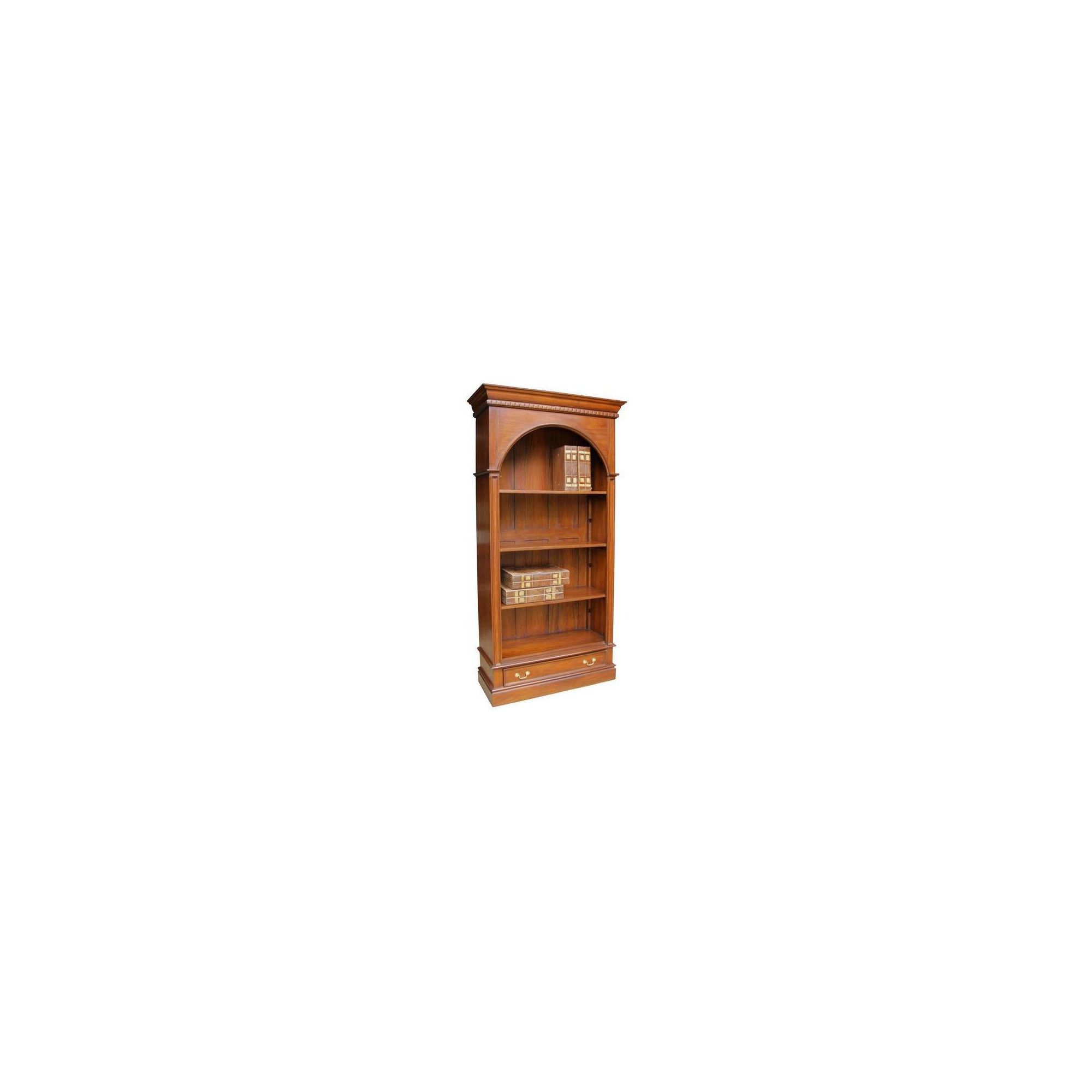 Lock stock and barrel Mahogany Arch Bookcase in Mahogany at Tesco Direct