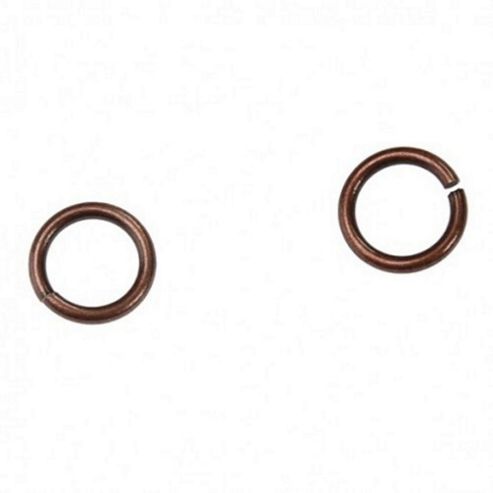 Image of Round Jump Rings 7mm - Copper - 30 Pack