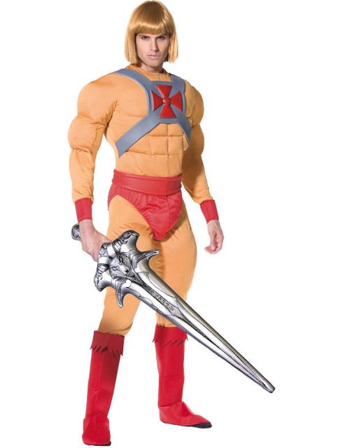 Image of Official He-man Super Hero Costume Large