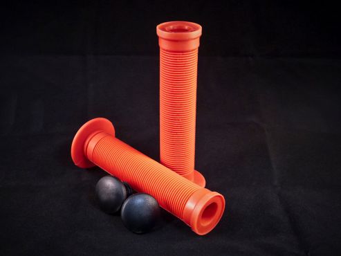 Image of Damaged Odi Style Grips (pair) Red