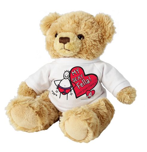 Image of Personalised Sexy Fella Valentine Teddy Bear