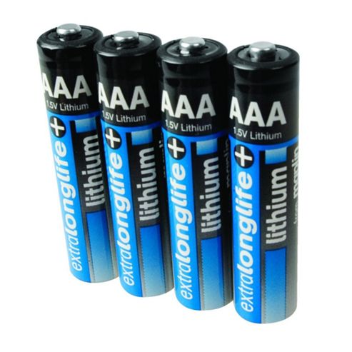 Image of Maplin Extra Long Life Lithium Aaa Batteries 1.5v 4pack
