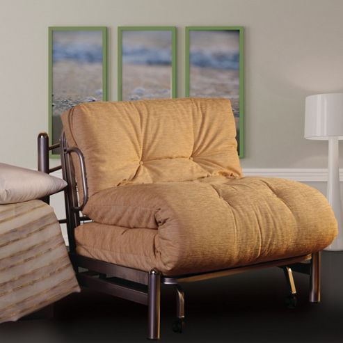 Image of Sweet Dreams Skye 1 Seater Convertible Sofa Clic Clac Chair - Cream