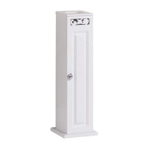 Image of Mountrose Corella Toilet Roll Cupboard In White