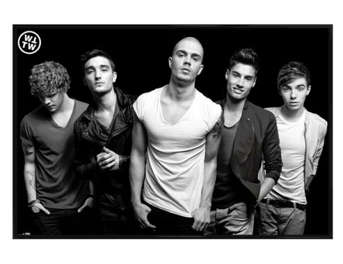 Image of The Wanted Gloss Black Framed Glad You Came Poster