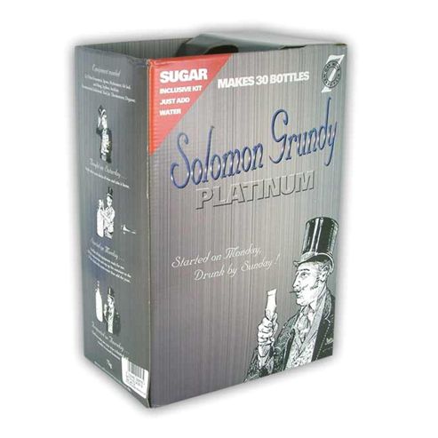 Image of Solomon Grundy Platinum Rose Wine Kit - 30 Bottle