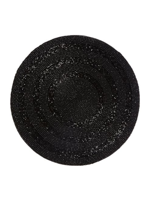 Image of Linea Black Halo Placemats Set Of 2