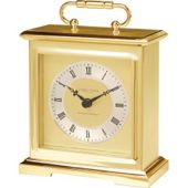 London Clock Company Lacquered Metal Case Mantle Clock - Gold