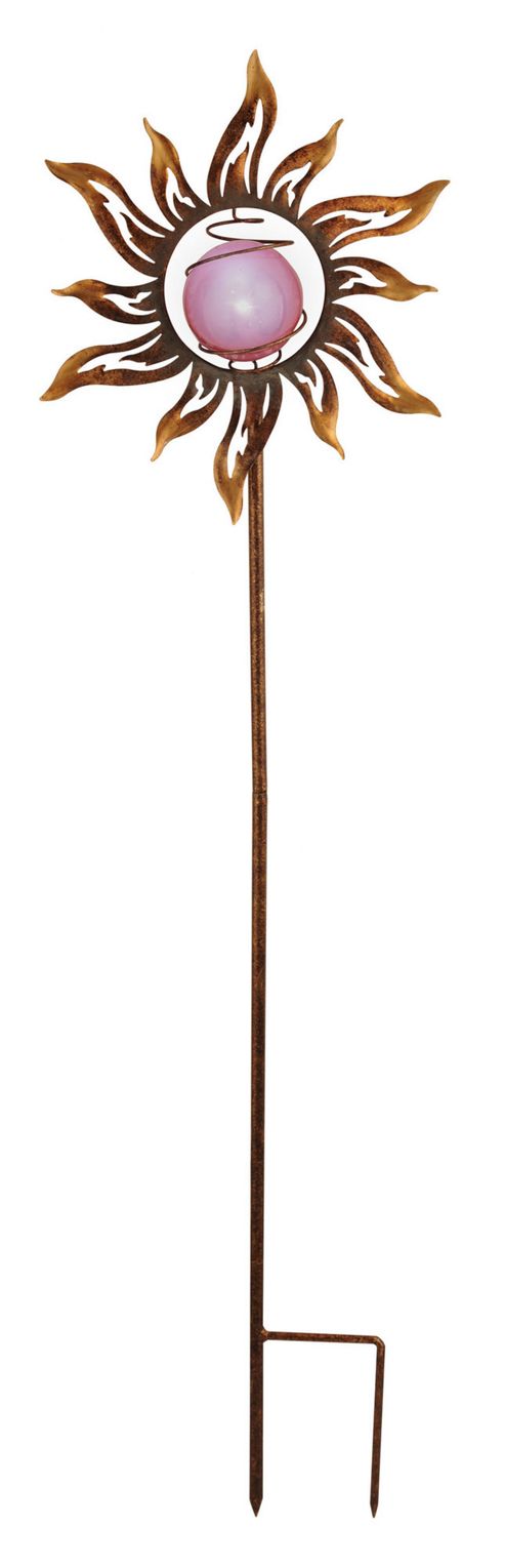 Image of Paul Neuhaus Sonne 1 Light Solar Spike In Rust