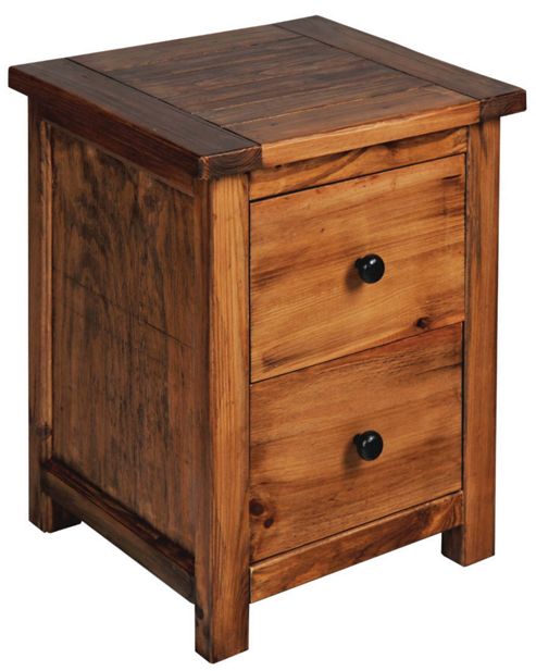 Image of Core Products Denver Dn510 Aged Wood Bedside Table