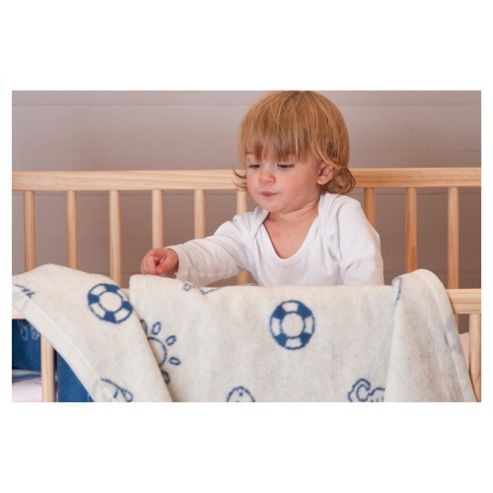Image of Blue Marina Blanket 75x100cm