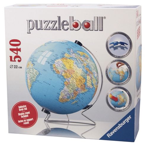 Image of Ravensburger The World Globe 540-piece Jigsaw Puzzleball