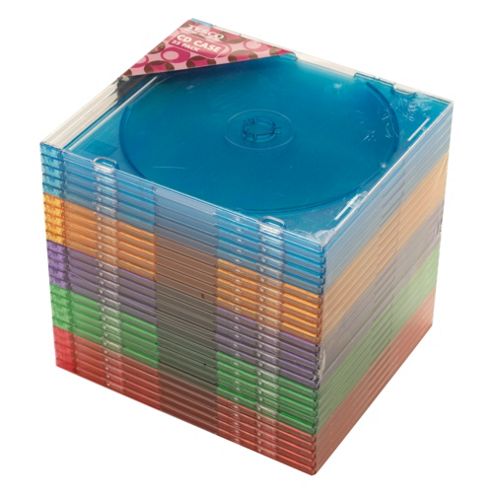 Image of Tesco Cases For 25 Cds / Dvds
