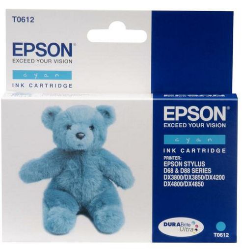 Image of Epson T0612 Printer Ink Cartridge - Cyan