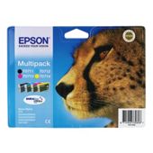 Epson T0715 Multi Colour Printer Ink Cartridge Multipack (Contains T0711, T0712, T0713, T0714 cartridges)
