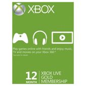 Xbox Live - 12 Month Gold Card