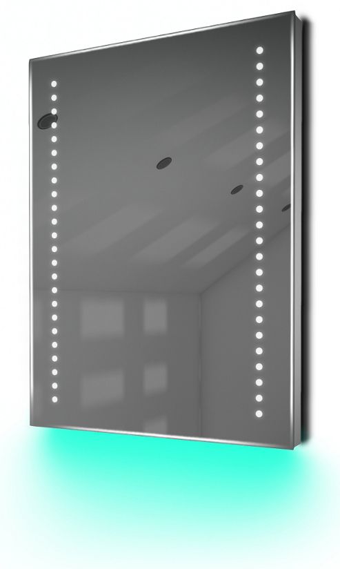 Image of Ambient Shaver Led Bathroom Illuminated Mirror With Demister Pad & Sensor K59st