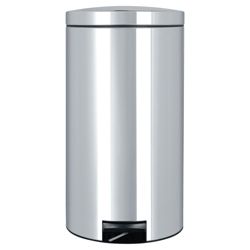 Brabantia 45L brilliant steel pedal bin