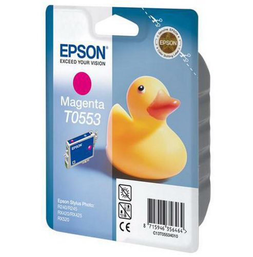 Image of Epson T0553 Printer Ink Cartridge - Magenta