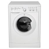Indesit IWDC6125 Washer Dryer, 6kg Wash Load, 1200 RPM Spin, A Energy Rating. White