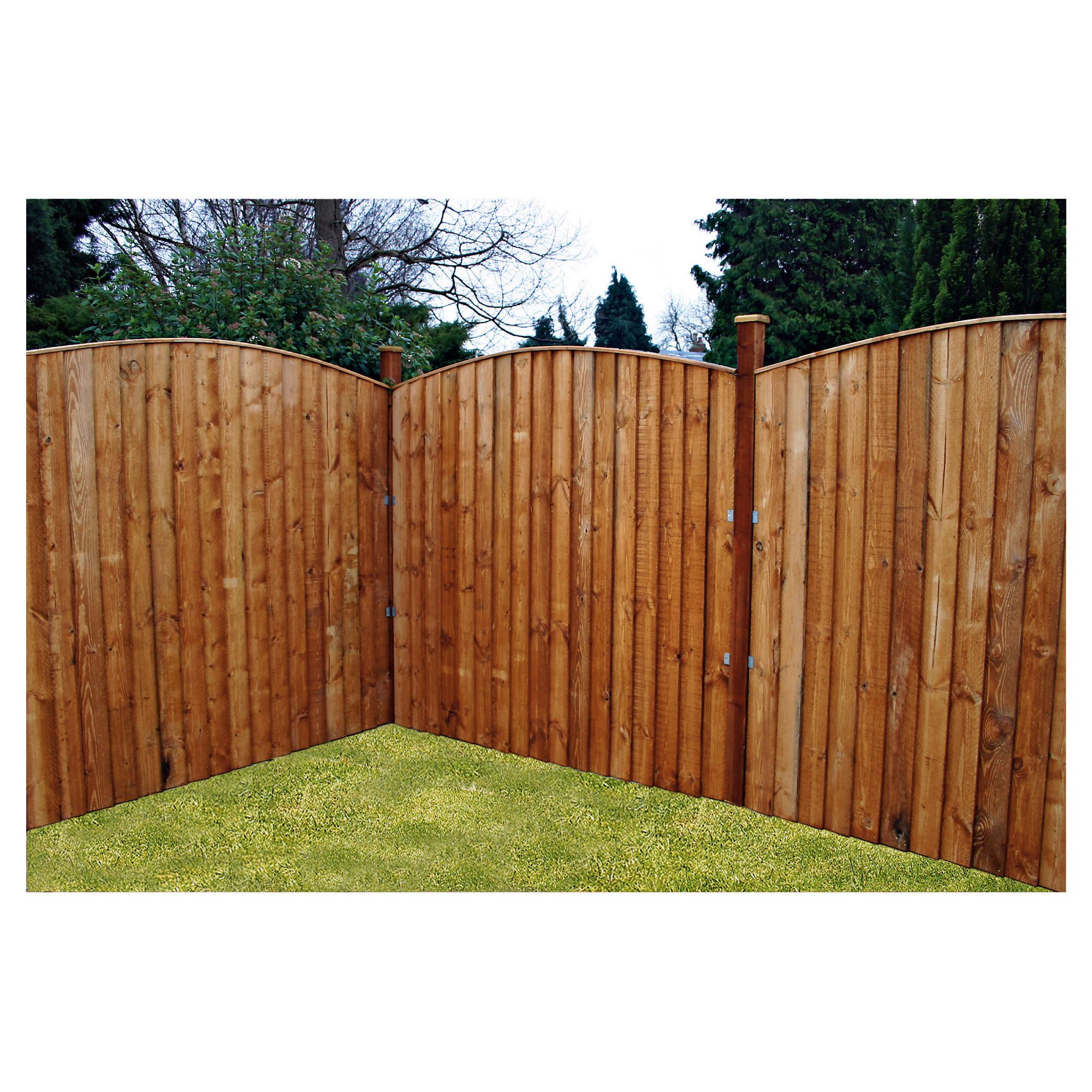 Walton Vertical Close Board Fencing x3