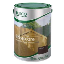 Tesco Timbercare Rustic Oak 5L