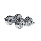 York 15kg Chrome Dumbell Set in Case