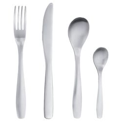 Tesco Satin 16 piece, 4 Person Cutlery Set