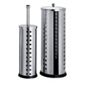 Tesco Stainless Steel Toilet Roll Holder And Brush Set Cut Out Squares