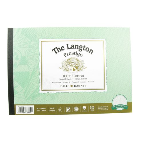 Image of Daler Langton Prestige Watercolour Cp Pad 10 X 7.