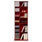 Techstyle CD / DVD / Video Multimedia Storage Unit - Mahogany