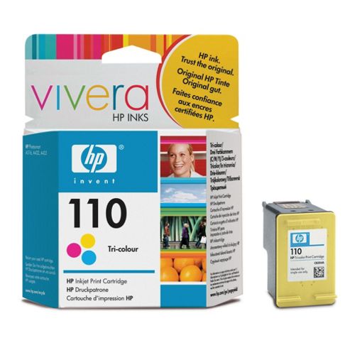 Image of Hp 110 Tri-colour Original Ink Cartridge