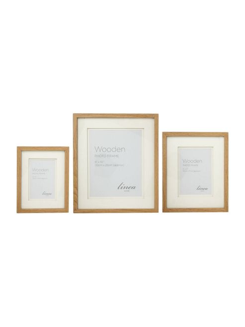 Image of Linea Pale Wood Photo Frame 5 X 7
