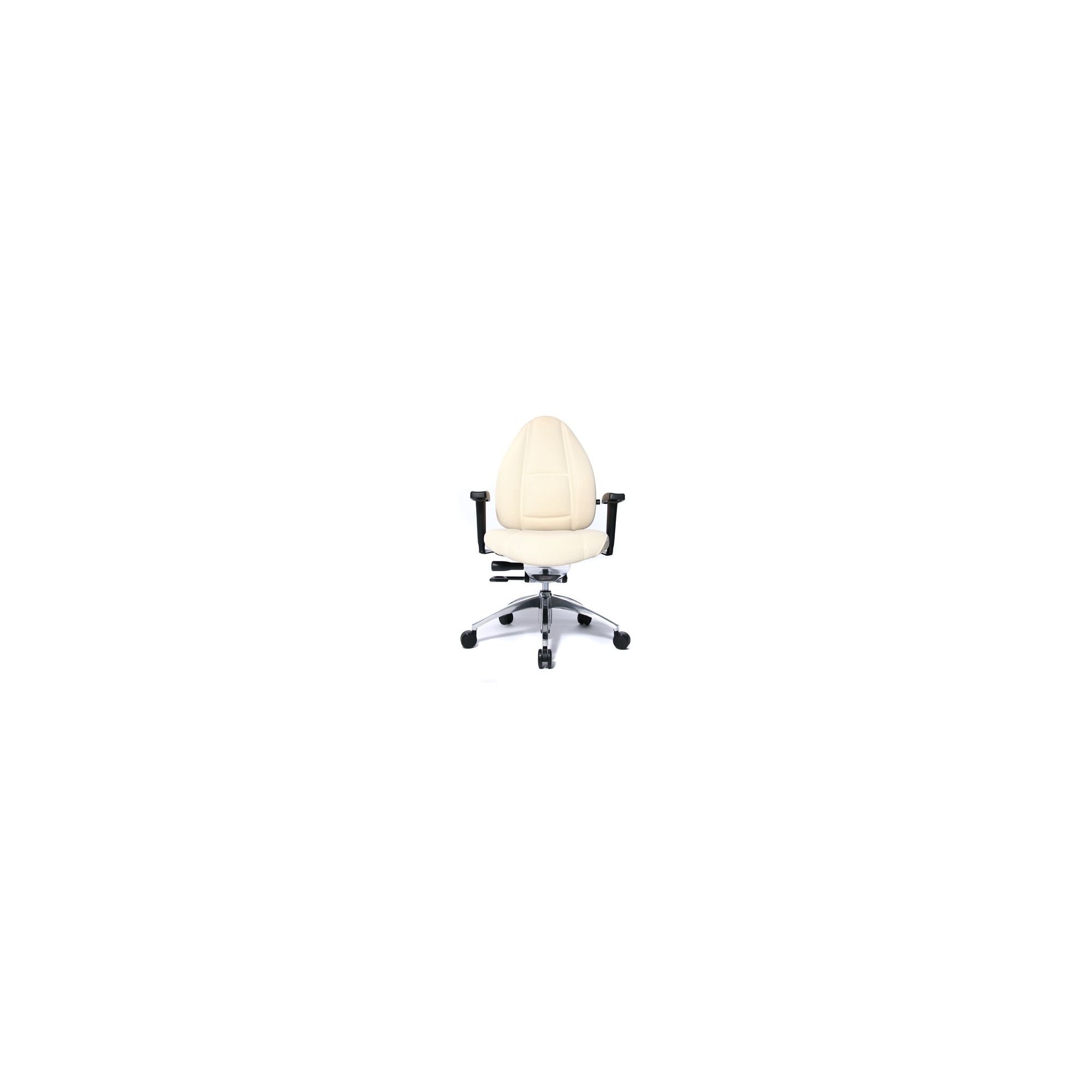 Topstar Open Base S Office Swivel Chair - Creme at Tesco Direct