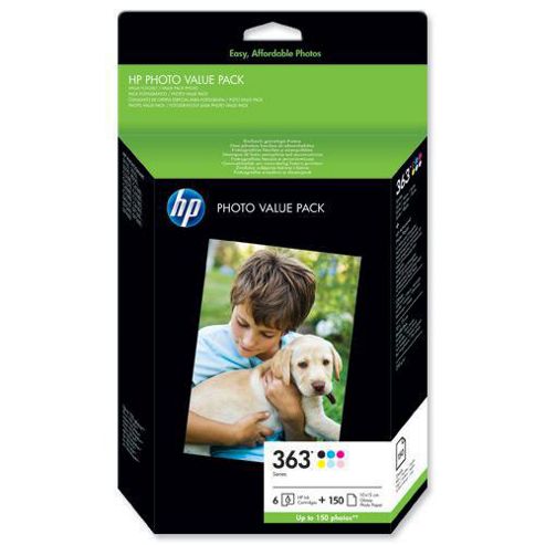 Image of Hp 363 Series Photo Value Pack - 150 Sht/10 X 15 Cm