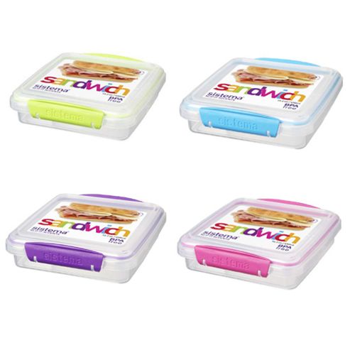 Image of Sistema Accents Sandwich Box - 450ml