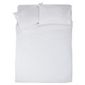 Tesco Pintuck Double Duvet Set, White