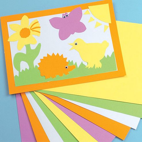 Image of A4 Bright Coloured Card (220gsm) (pack Of 50)