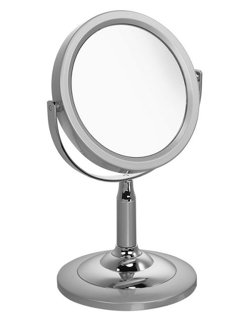 Image of Fmb High Gloss Funky 5x Magnification Mirror - Black