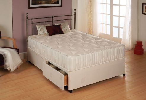 Image of Repose 1500 Platform Divan Bed - King / 2 Drawer
